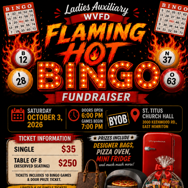 Flaming Hot Bingo 10/3/2026