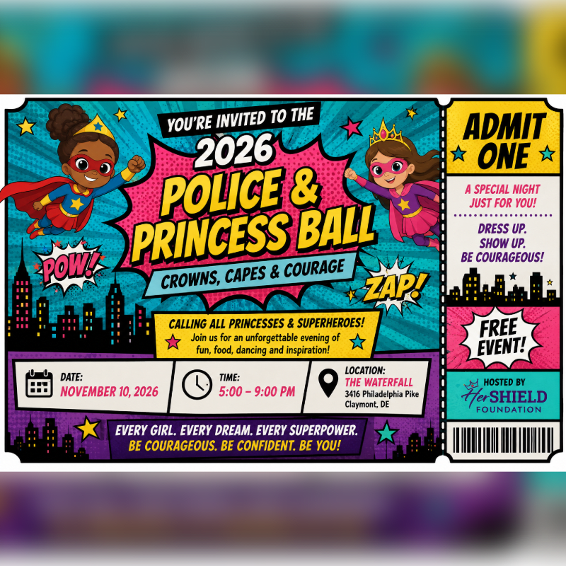 2026 Police and Princess Ball: Crowns, Capes & Courage: Every Girl Has a Hero Within