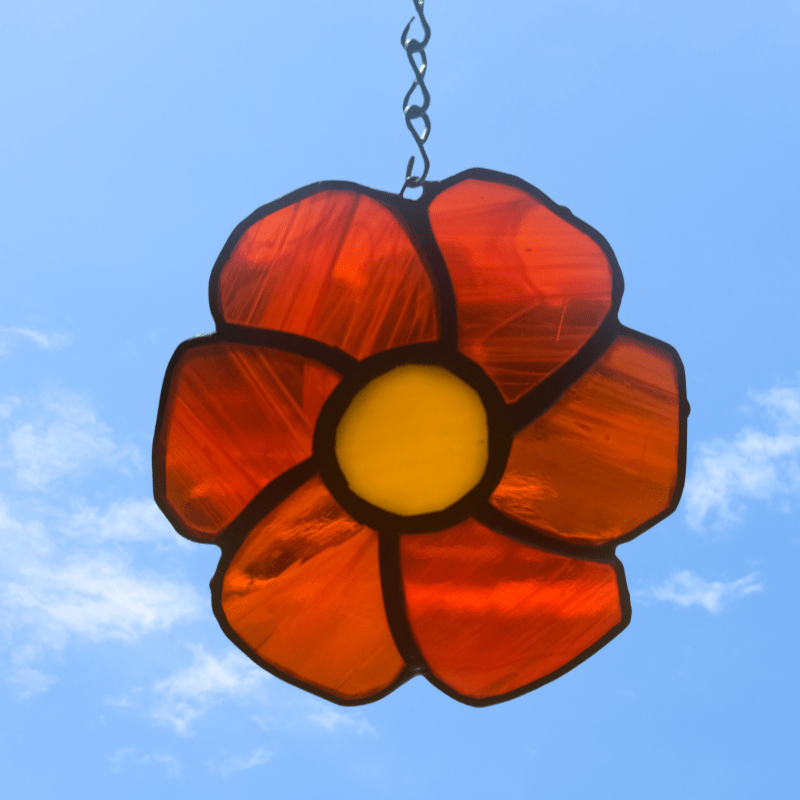 Beginner Stained Glass - Flower Suncatcher