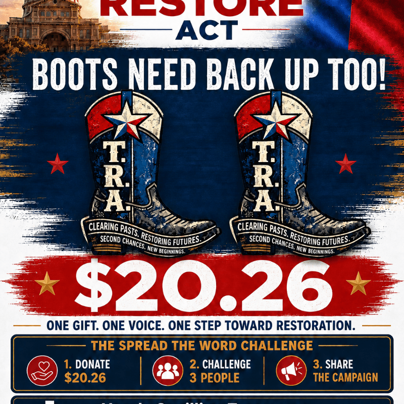 Nearly 8 Million Texans Are One Record Away From a Better Life.