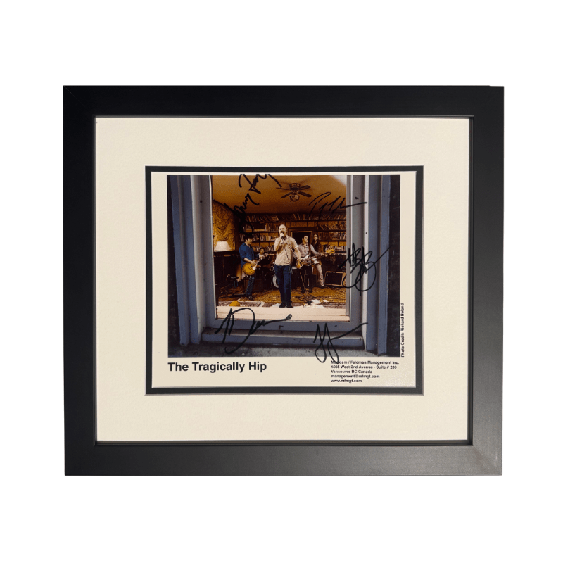 Signed Tragically Hip Print Raffle