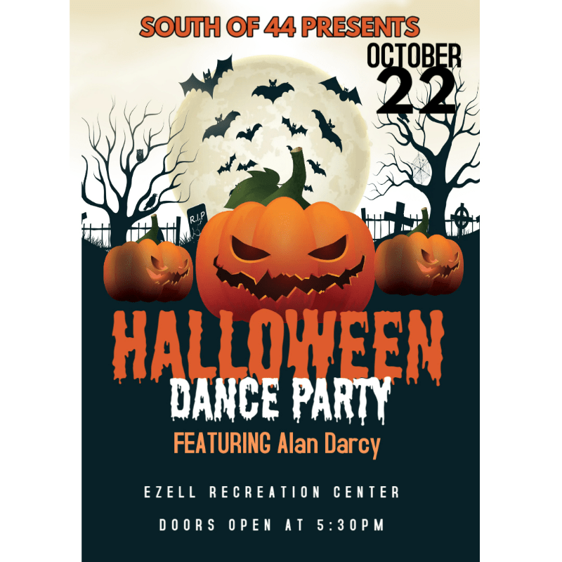 Spooktacular Halloween Party with Alan Darcy 10/22/26 @ Ezell