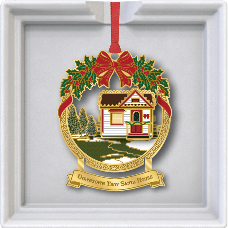 First in Series Christmas Ornament - Santa House