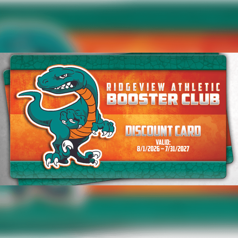 Ridgeview Elementary Athletic Booster Club Membership and Discount Card