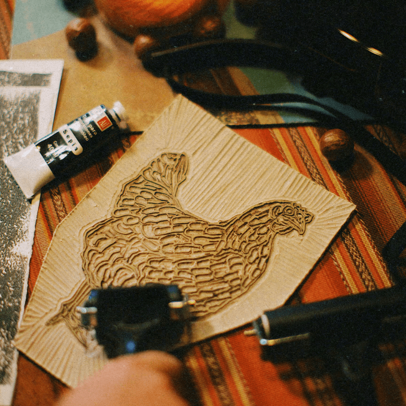Teen Crafternoon: Nifty Fifties Lino Prints!
