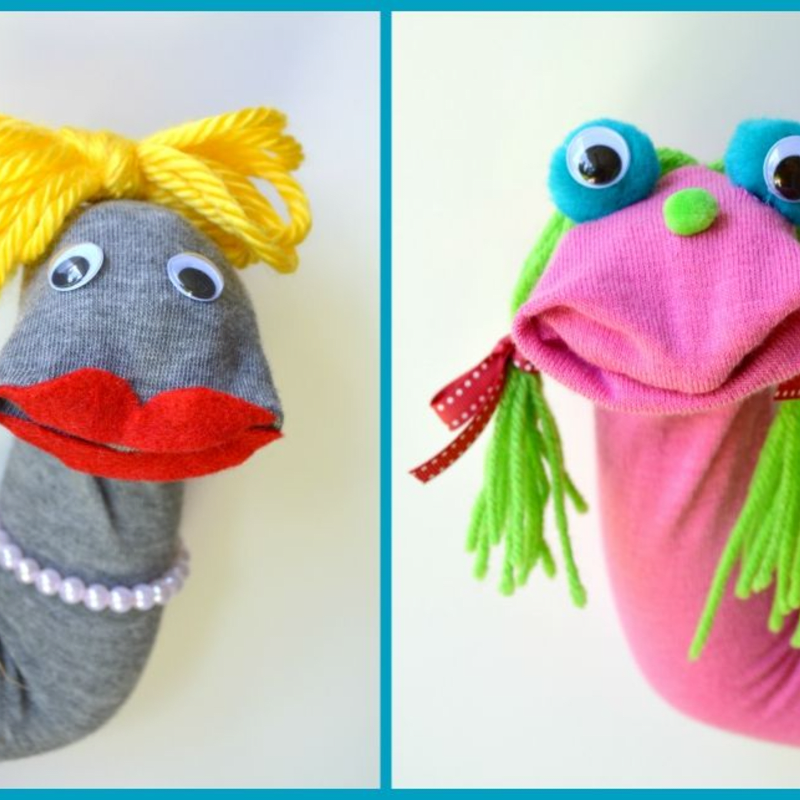Crafternoon: 1950s Sock Puppets