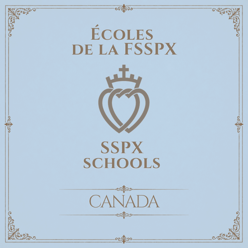 Dons pour les écoles de la FSSPX au Canada