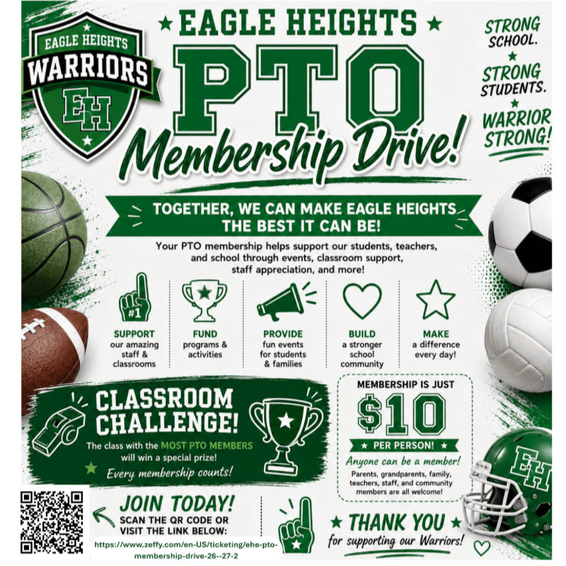 EHE PTO Membership Drive 26-27