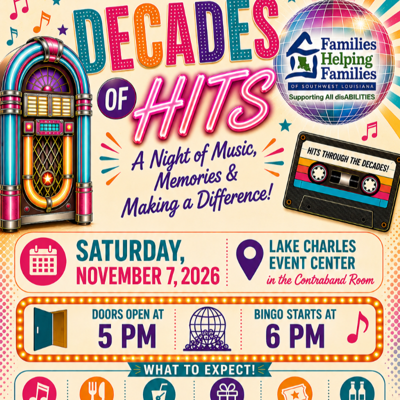 "Decade of Hits" Music Bingo