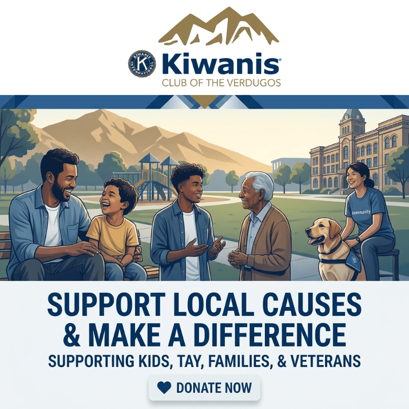 Donate to Kiwanis Club of the Verdugos