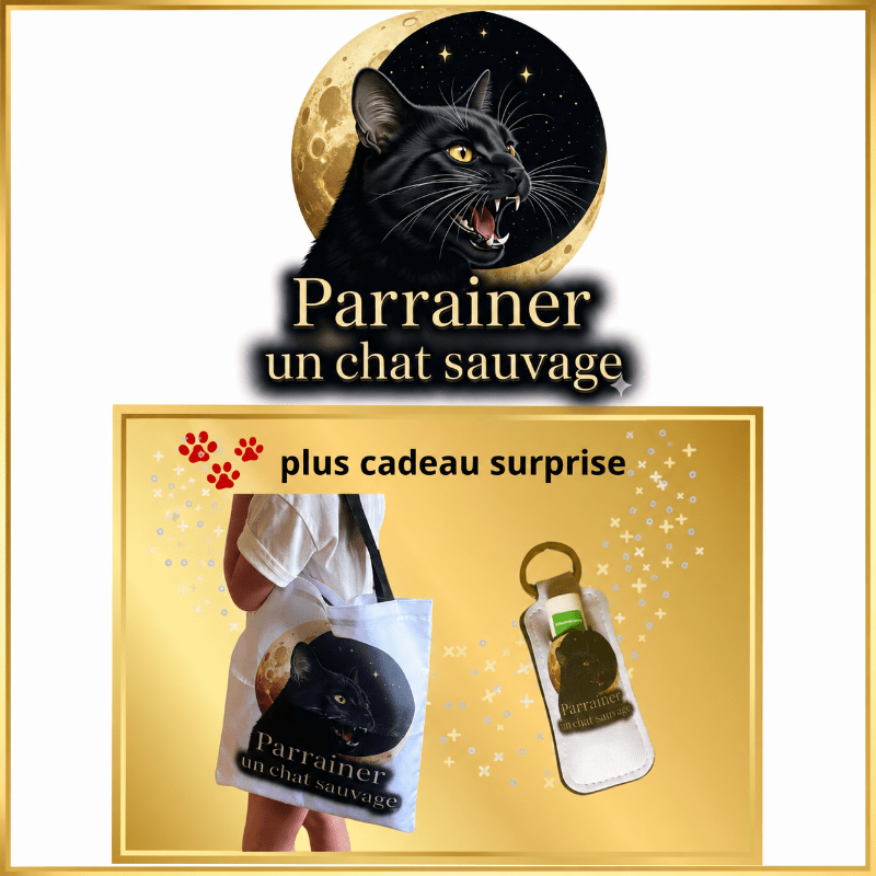 Tirage spécial Parrainer un chat sauvage.