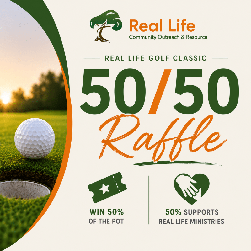 50/50 Raffle - Real Life Golf Classic 2026