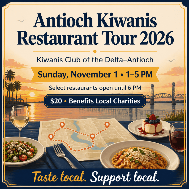 Antioch Kiwanis Restaurant Tour 2027