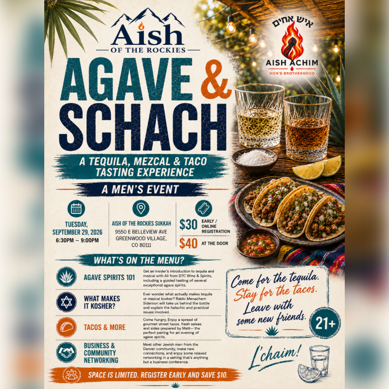Agave and Schach- A Tequila, Mezcal and Taco Tasting Experience