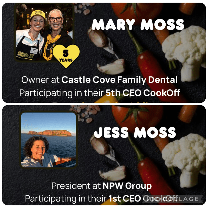 Bossy Mossy'sOzHarvest CEO Cookoff 2026 silent auction