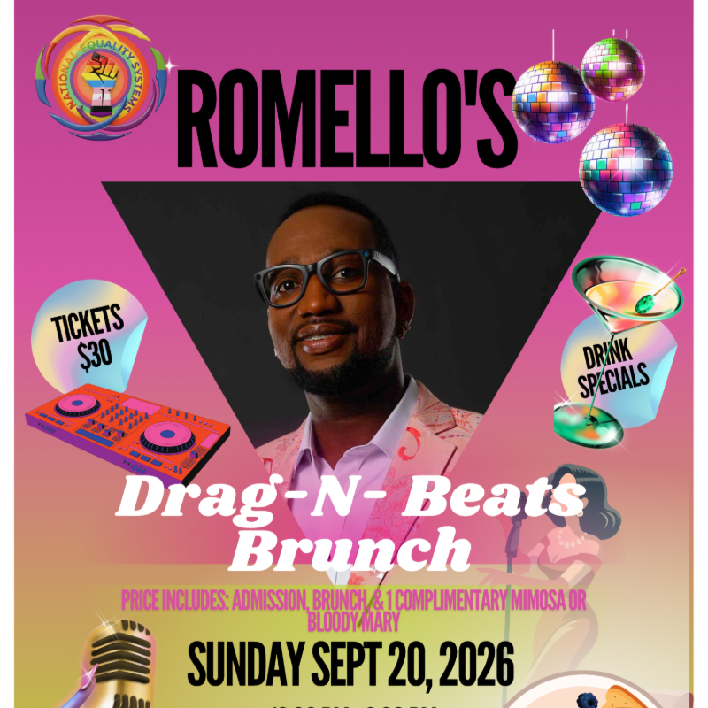 Romello's Drag-N-Beats Brunch - Sept 2026