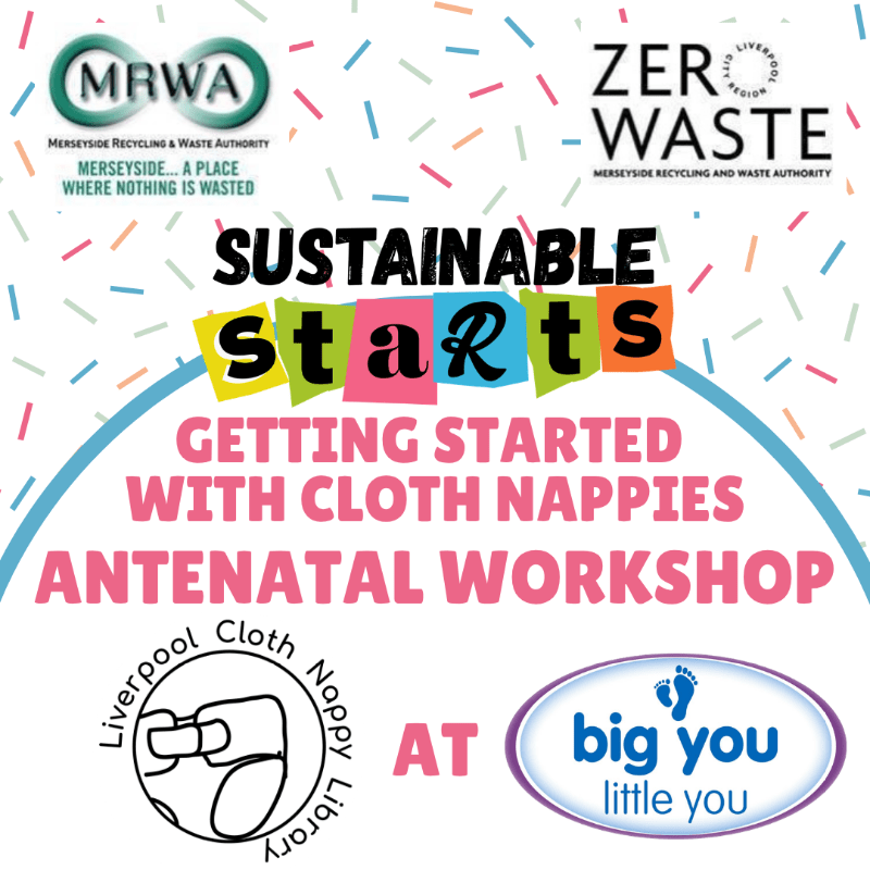 Starting out with Cloth Nappies - antenatal workshops funded by MRWA