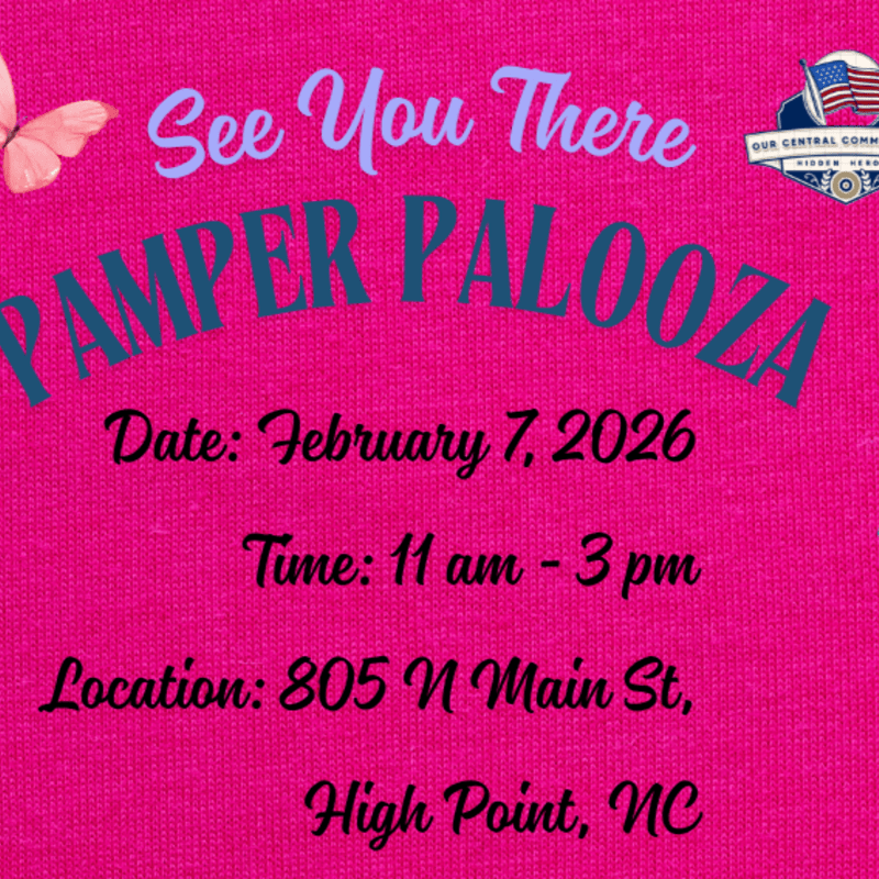 Annual PamperPalooza - Held the Saturday before Valentine's Day