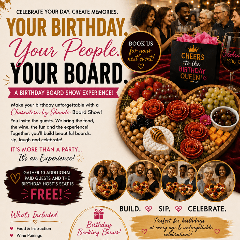 Charcuterie By Shonda Blanks’ Birthday Bash