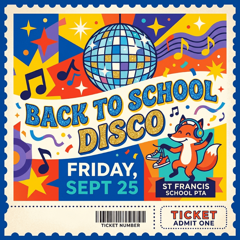 Back to school disco