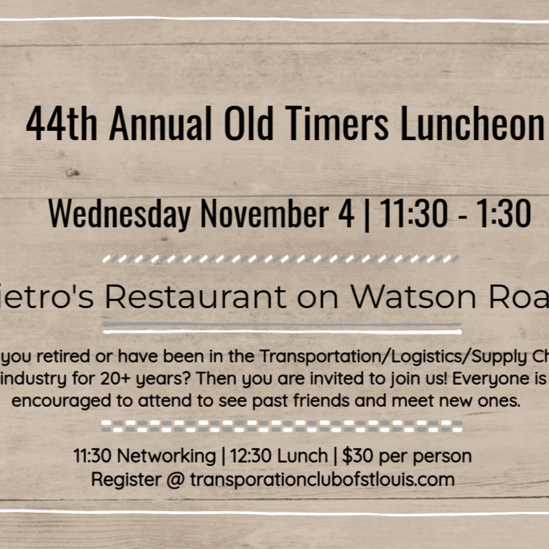 44th Annual Old Timers Luncheon
