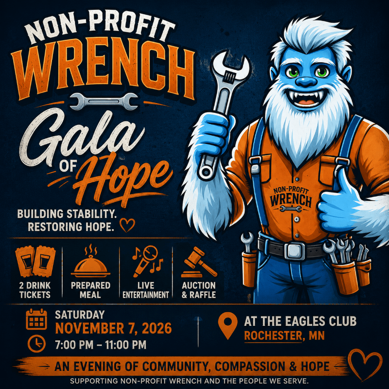 Non-Profit Wrench, Gala of Hope