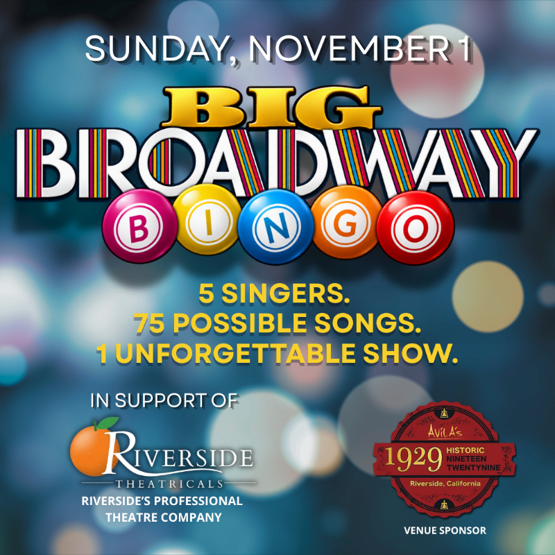 BIG BROADWAY BINGO - Fall Fundraiser at Avila's Historic 1929