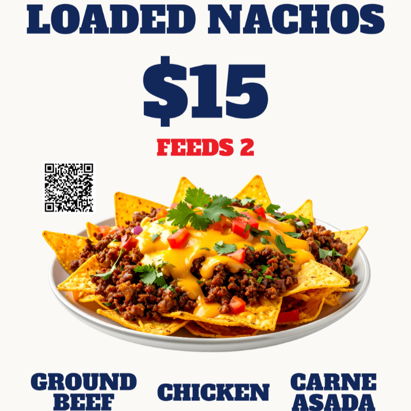 Back-to-School Carnival's Loaded Nachos