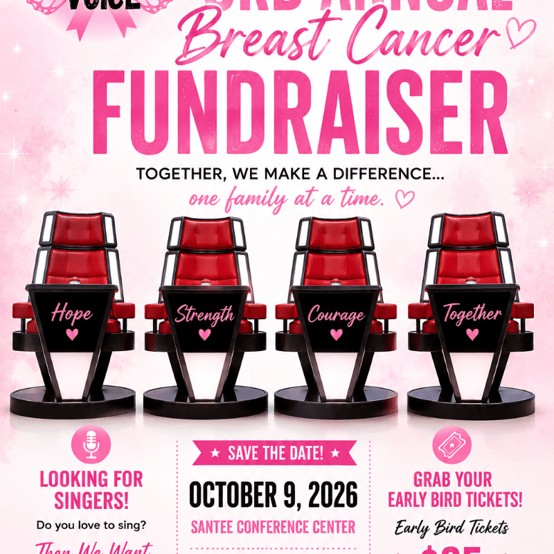 The Local Voice - Available Sponsorships 3rd Annual Breast Cancer Fundraiser