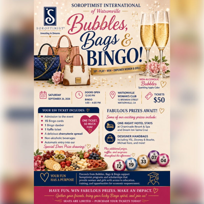 Bubbles, Bags & Bingo!