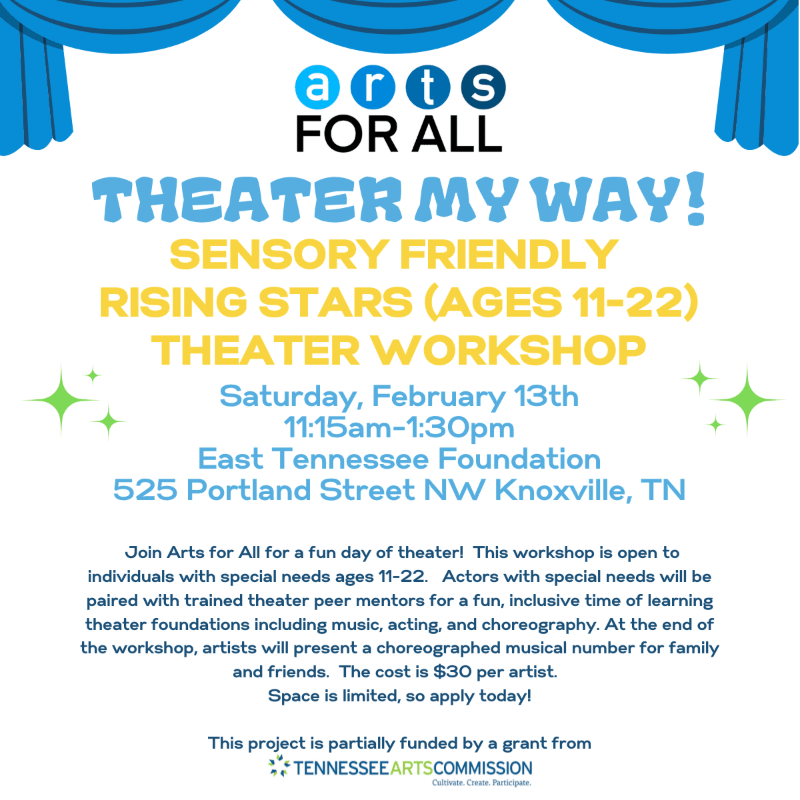 Rising Stars Workshop (age 11-22) February 13th, 2027