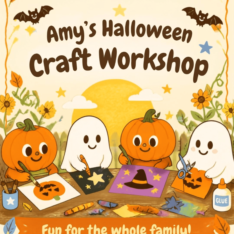 Amy's Craft Workshops - Halloween