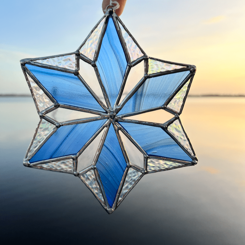 Stained Glass Snowflake or Ornaments