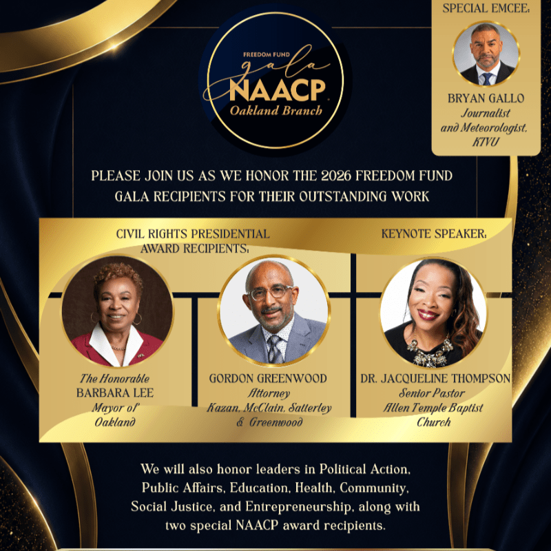 NAACP Oakland Branch Freedom Fund Gala (Sponsor Opportunities)