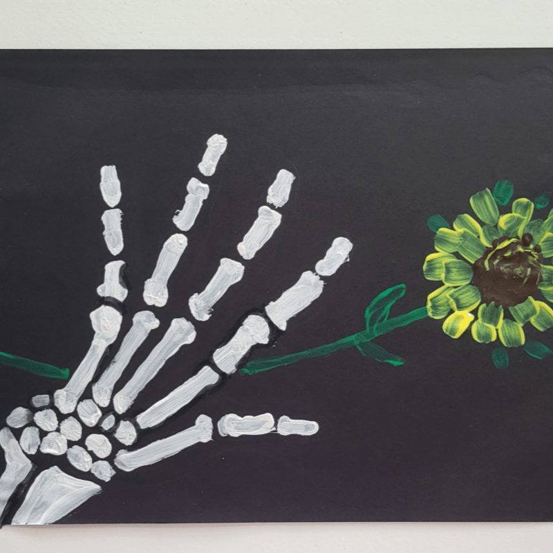 Little Artists Splat Halloween Monsters and Handy Bones