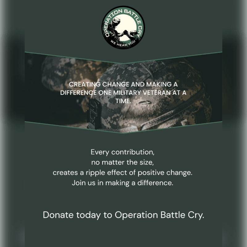 Donate Today to Operation Battle Cry