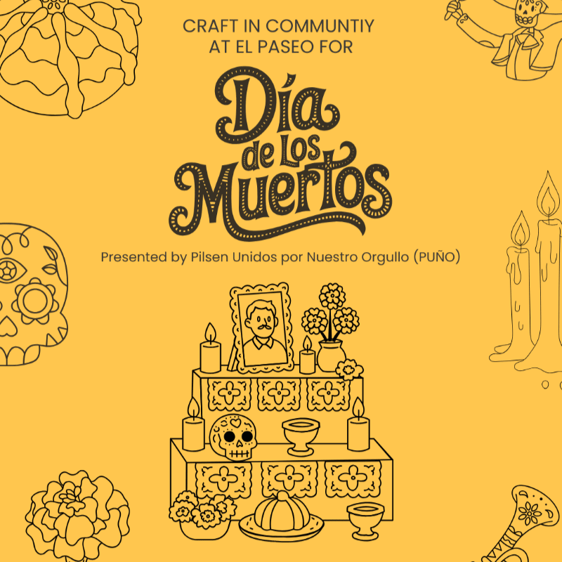 Craft in Community for El Día De Los Muertos