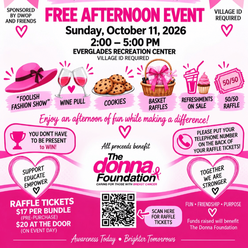 Bosom Buddies AFTERNOON Fundraiser Basket Raffle
