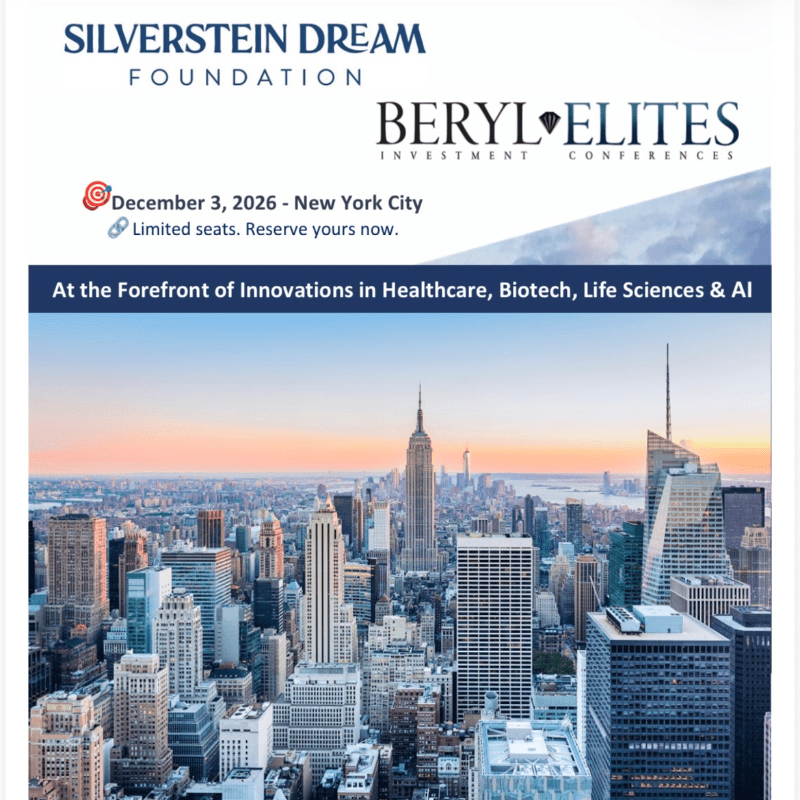 Silverstein Beryl Biotech, Life Sciences & AI Conference
