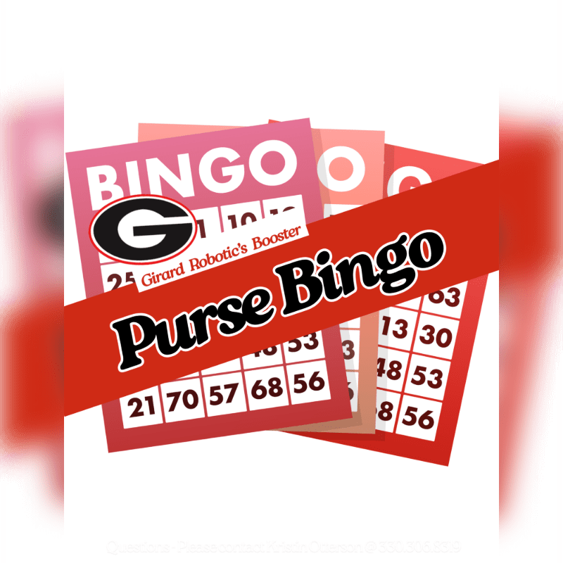Girard Robotics Booster Club's Purse Bingo Donations
