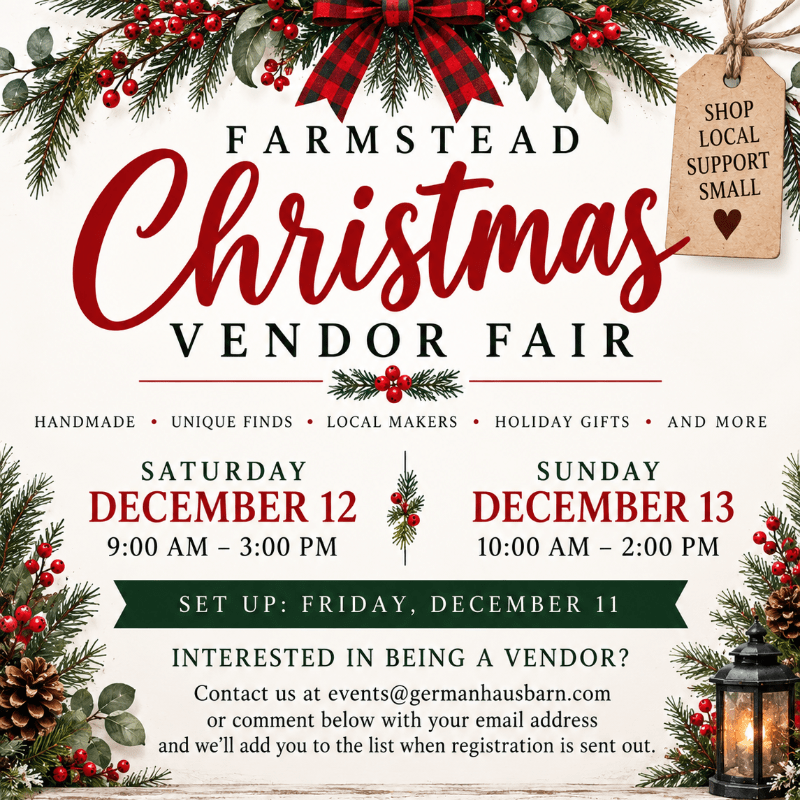 Farmstead Christmas Vendor Fair