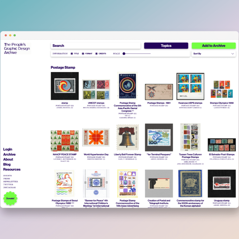 In the Archives: People’s Graphic Design Archive