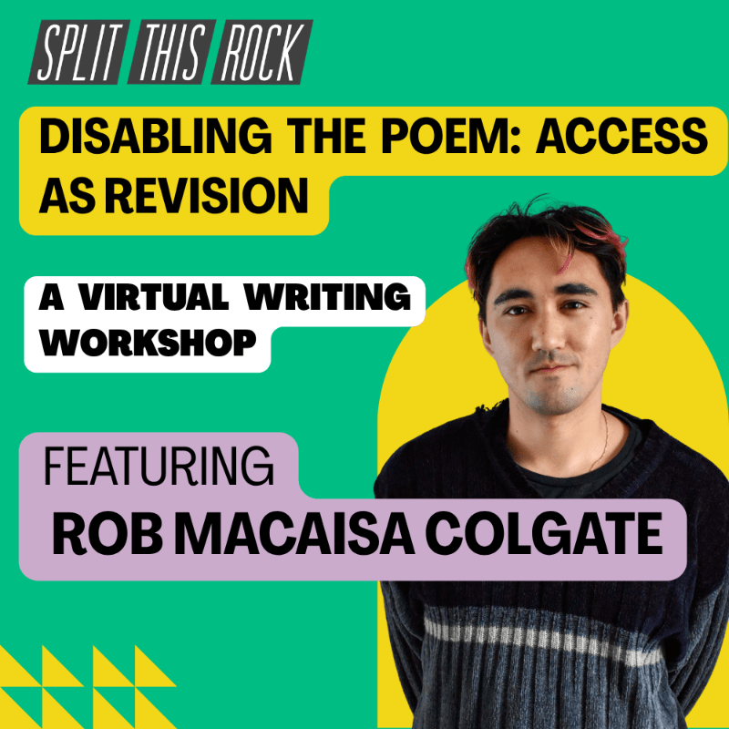 Disabling the Poem: Access as Revision with Rob Macaisa Colgate