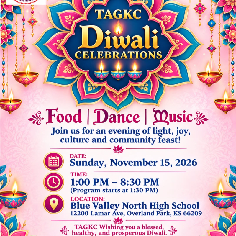 2026 TAGKC Diwali Celebrations Registrations