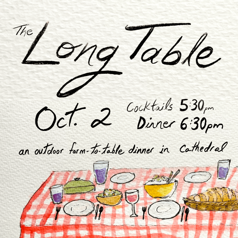 The Long Table: A farm-to-table dinner in support of the Artesian