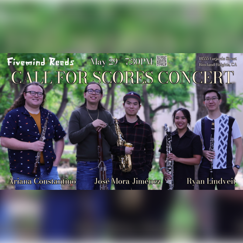 Call for Scores Winners Concert with Fivemind Reeds