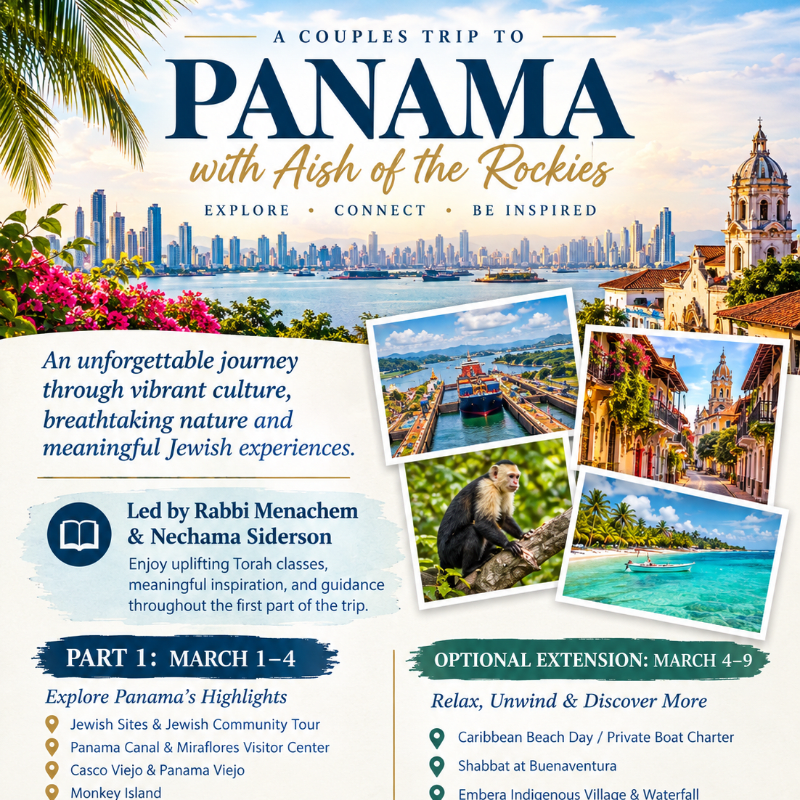 Aish of the Rockies in Panama!