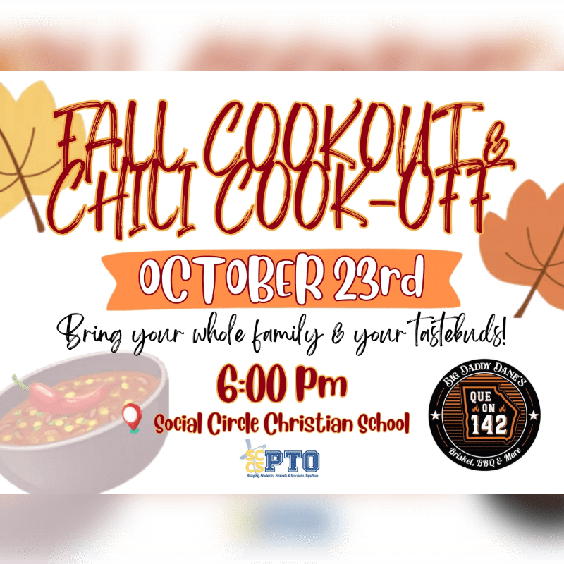 Fall Cookout & Chili Cook-Off