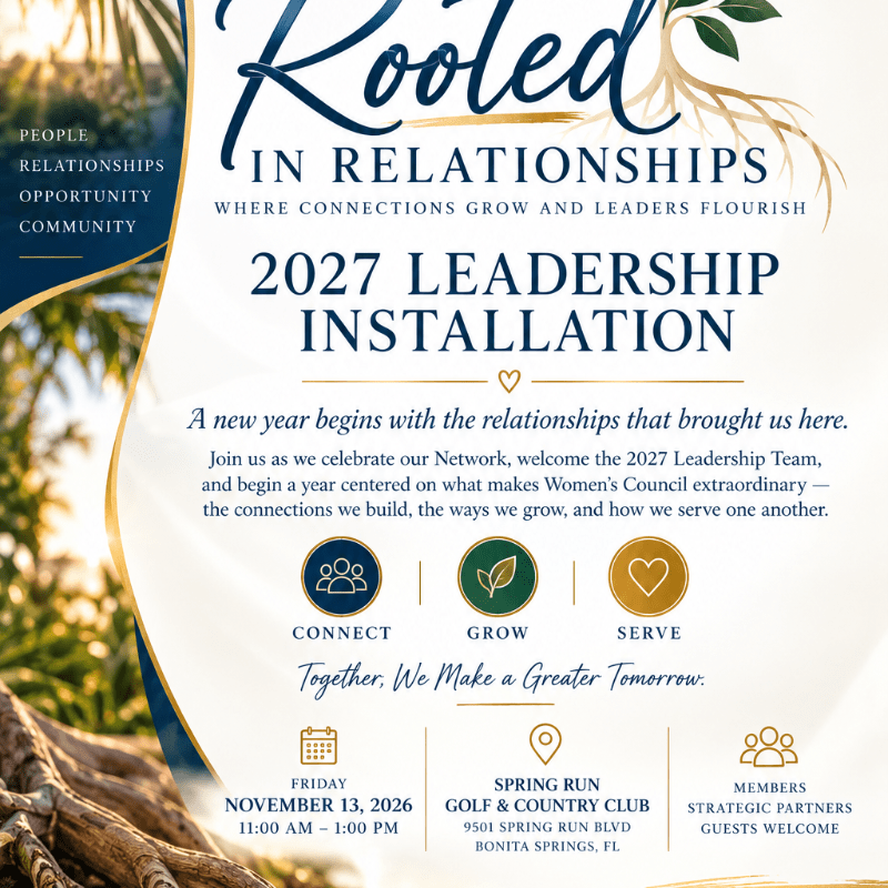 Rooted in Relationships — 2027 Leadership Installation