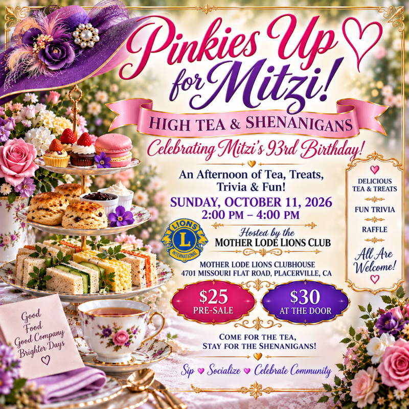 Pinkies Up for Mitzi's Birthday - High Tea & Shenanigans